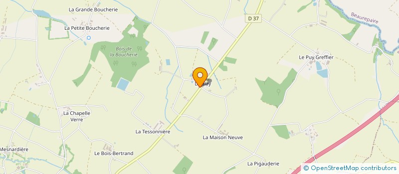 localisation de l'entreprise EARL SOULARD à SAINT-FULGENT