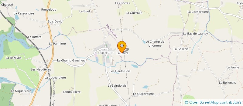 localisation de l'entreprise EARL SOUQUET à LOURMAIS