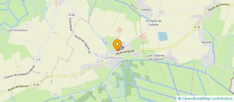 localisation de l'entreprise EARL SOUS LE MOULIN à LE MAZEAU