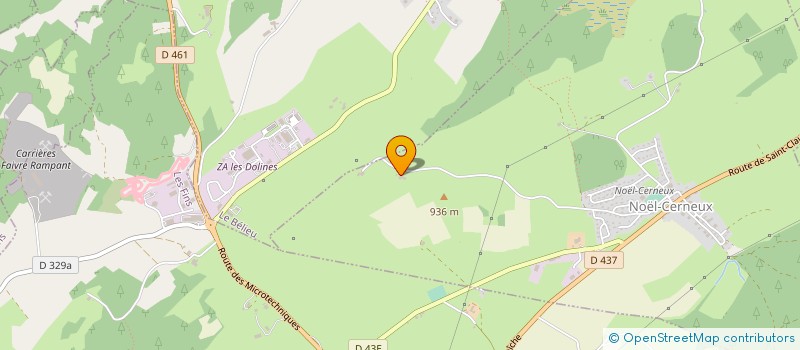 localisation de l'entreprise EARL SOUS LES TILLEULS à NOEL-CERNEUX
