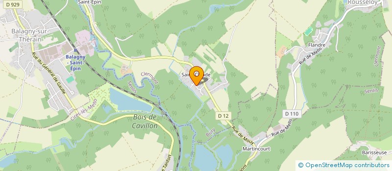 localisation de l'entreprise EARL SPINELLI MONTATAIRE  BURY