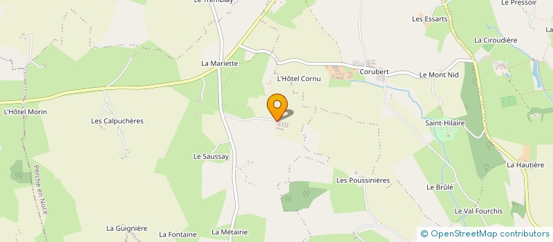 localisation de l'entreprise EARL ST JEAN  PERCHE-EN-NOCE