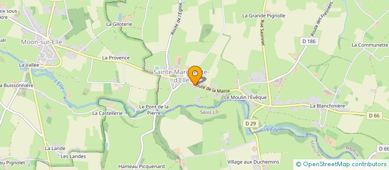 localisation de l'entreprise EARL ST LAURENT DU RIEU  SAINTE-MARGUERITE-D'ELLE