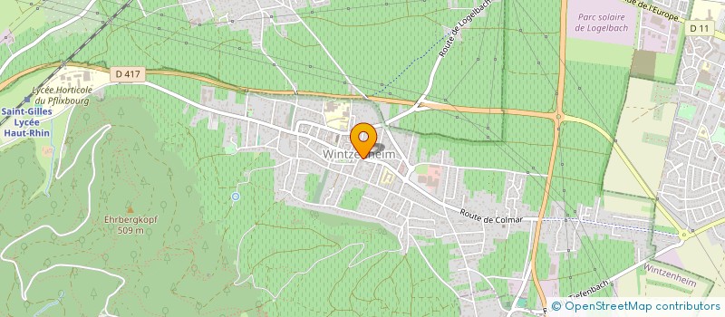 localisation de l'entreprise EARL STAEHLE BERNARD  WINTZENHEIM