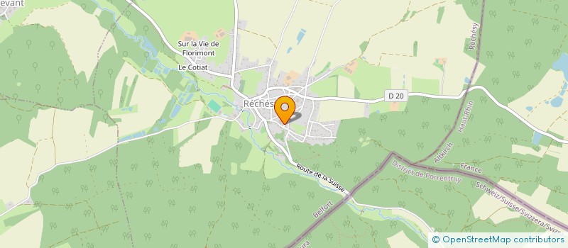 localisation de l'entreprise EARL STALDER FRERES à RECHESY
