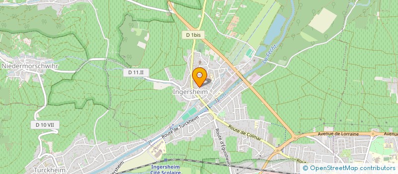 localisation de l'entreprise EARL STEPHANE KUEHN  INGERSHEIM