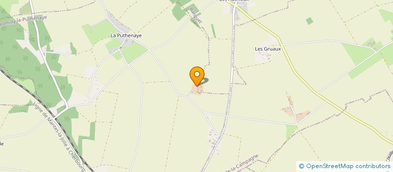 localisation de l'entreprise EARL STEPHANE LECLEIR  ROMILLY LA PUTHENAYE