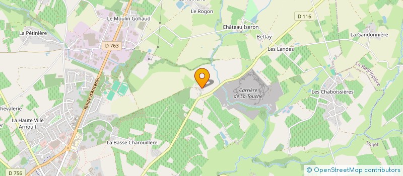 localisation de l'entreprise EARL STEPHANE ORIEUX à VALLET