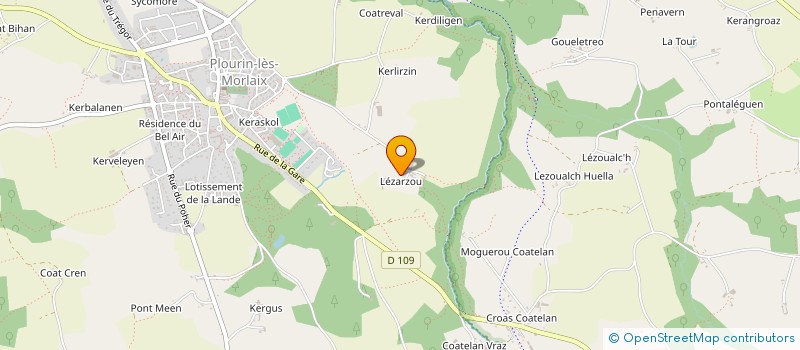localisation de l'entreprise EARL STEPHANE SALAUN à PLOURIN-LES-MORLAIX