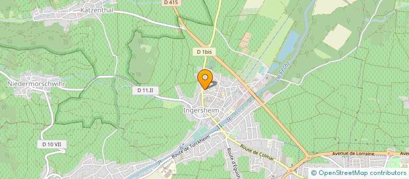 localisation de l'entreprise EARL STOECKLE ZEHRFUSS  INGERSHEIM