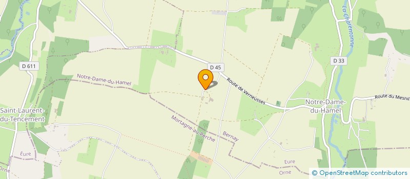 localisation de l'entreprise EARL STORME  NOTRE DAME DU HAMEL