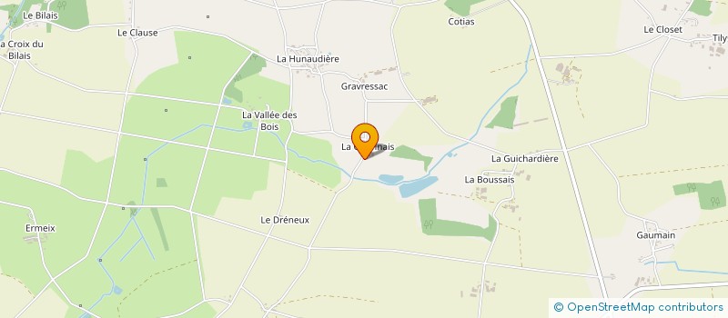 localisation de l'entreprise EARL SUBILEAU DAVAL à AVESSAC