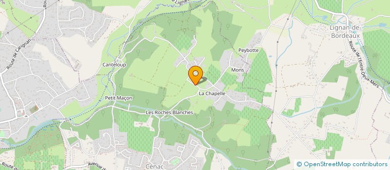 localisation de l'entreprise EARL SUBRA  CENAC