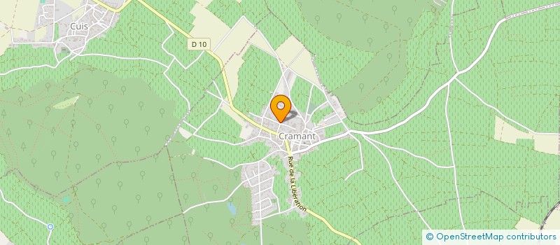 localisation de l'entreprise EARL SUGOT-NOEL ET FILS  CRAMANT