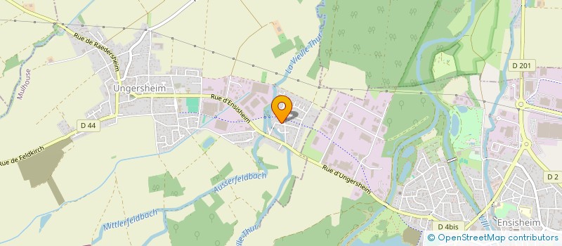 localisation de l'entreprise EARL SYRIADE  UNGERSHEIM