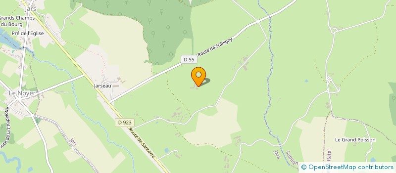 localisation de l'entreprise EARL TABORDET ET FILS  JARS