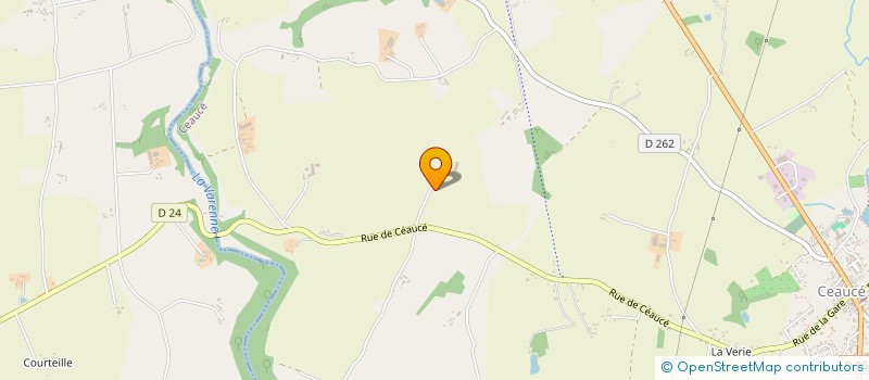 localisation de l'entreprise EARL TABURET à CEAUCE