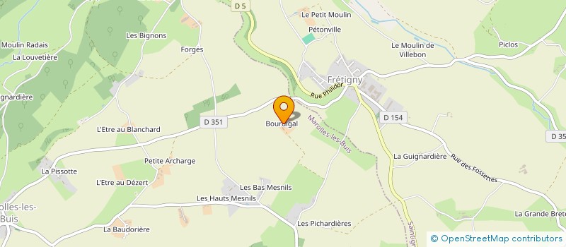 localisation de l'entreprise EARL TAFFOREAU JEAN-MARIE à ARCISSES