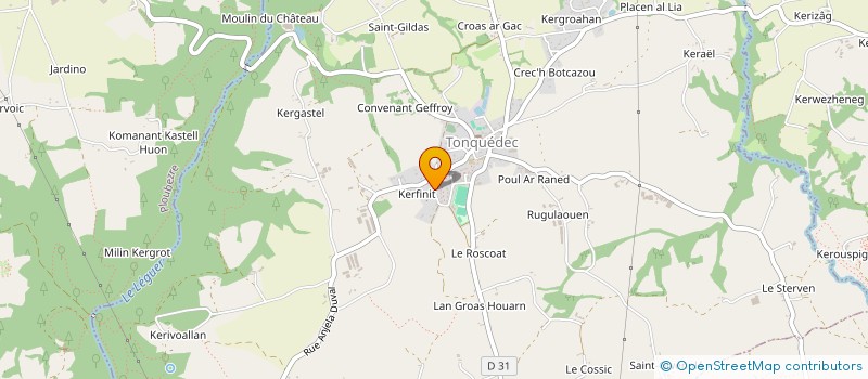 localisation de l'entreprise EARL TALGUEN à CAVAN