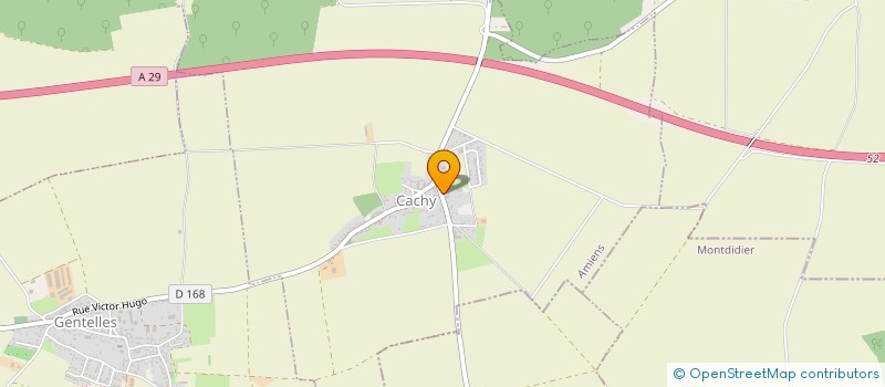 localisation de l'entreprise EARL TALON THIERRY  CACHY