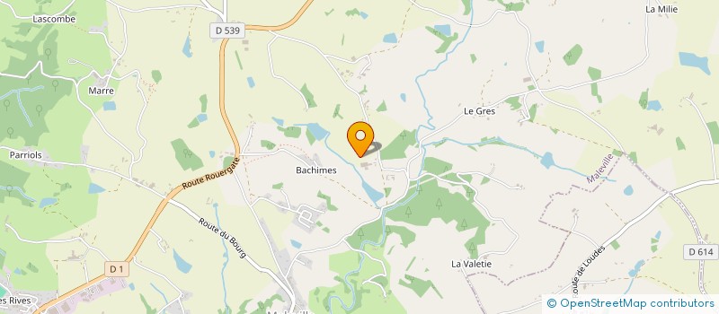 localisation de l'entreprise EARL TAMALET  MALEVILLE