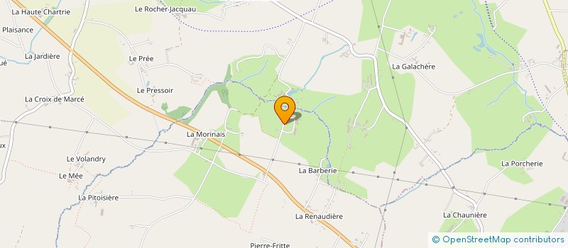 localisation de l'entreprise EARL TANCEREL à ROMAGNE