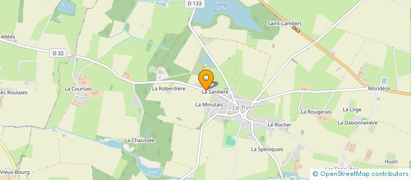 localisation de l'entreprise EARL TEAM ALEXANDRE GOAR à LE PIN