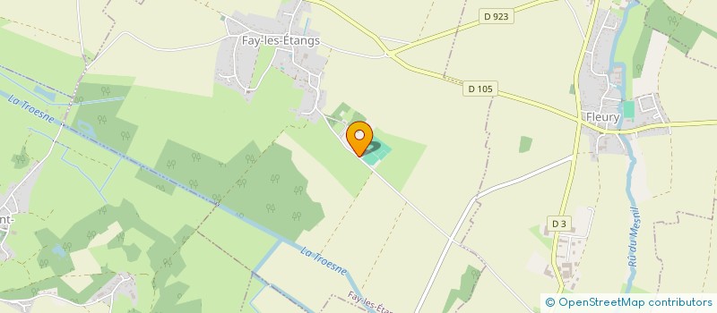 localisation de l'entreprise EARL TEAM ECURIE TISON  FAY-LES-ETANGS