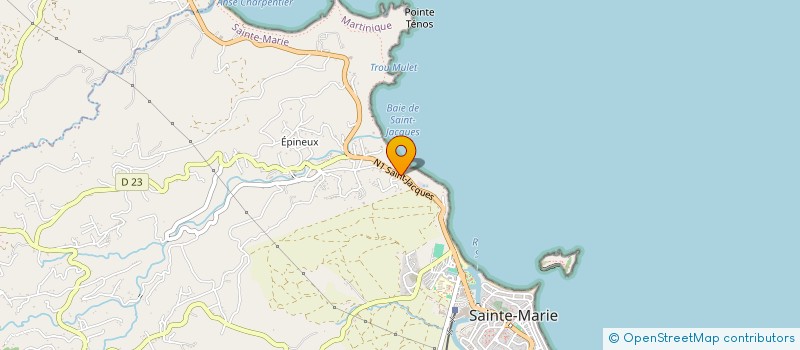 localisation de l'entreprise EARL TENOS à SAINTE-MARIE