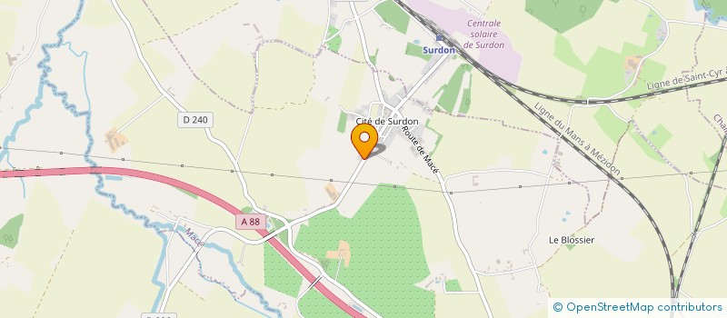 localisation de l'entreprise EARL TERRE à MACE