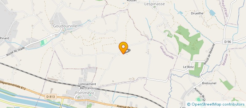 localisation de l'entreprise EARL TERRE DE LUMINERE  GOUDOURVILLE