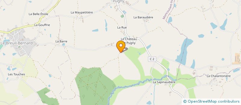 localisation de l'entreprise EARL TERRES DE LA GATINE à MONCOUTANT-SUR-SEVRE