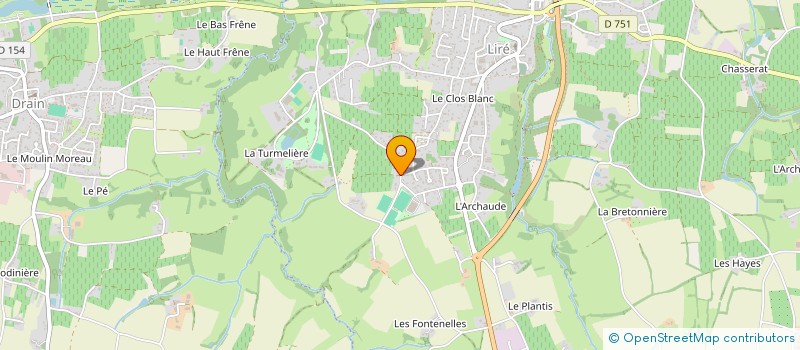 localisation de l'entreprise EARL TERRIEN à OREE-D'ANJOU