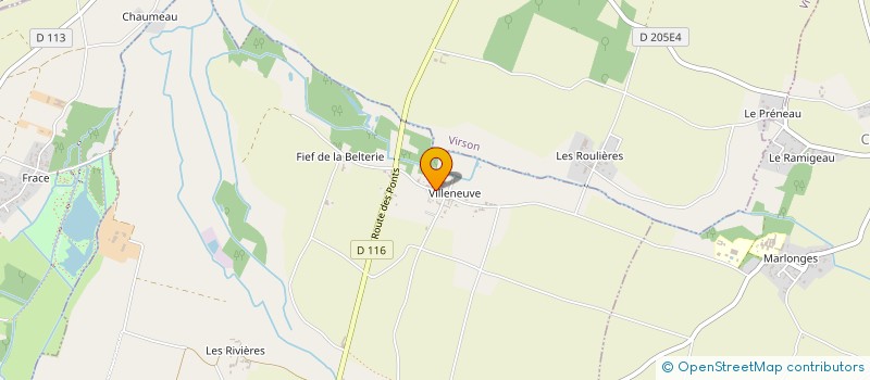 localisation de l'entreprise EARL TERRIEN PHILIPPE  FORGES