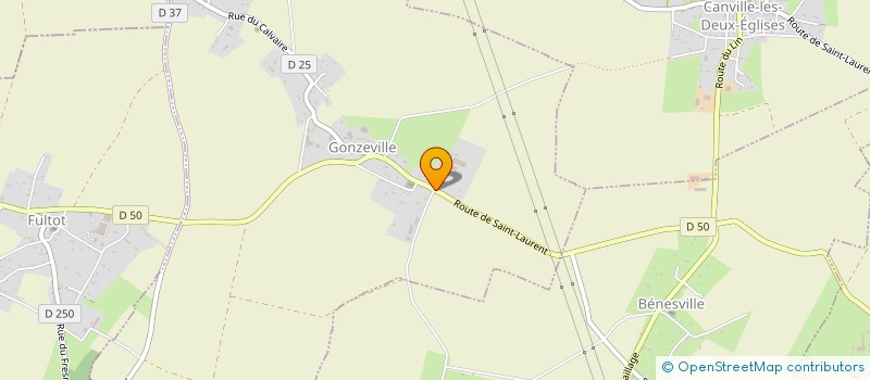 localisation de l'entreprise EARL TERRIER  GONZEVILLE