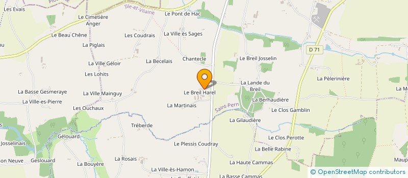 localisation de l'entreprise EARL TESSIER à SAINT-PERN