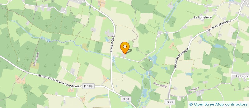 localisation de l'entreprise EARL TESSIER  MANSIGNE