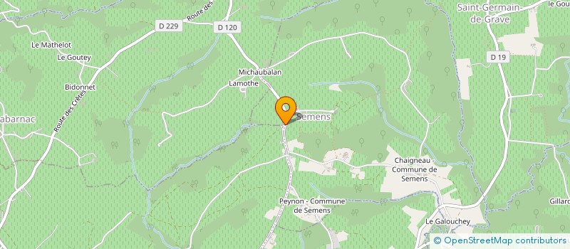 localisation de l'entreprise EARL TEXIER ARNAUD  SEMENS