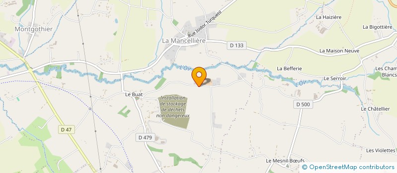 localisation de l'entreprise EARL THEBAULT à ISIGNY-LE-BUAT