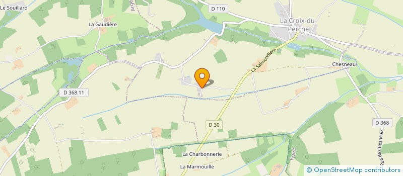localisation de l'entreprise EARL THIBAULT COURTOIS à LA CROIX-DU-PERCHE