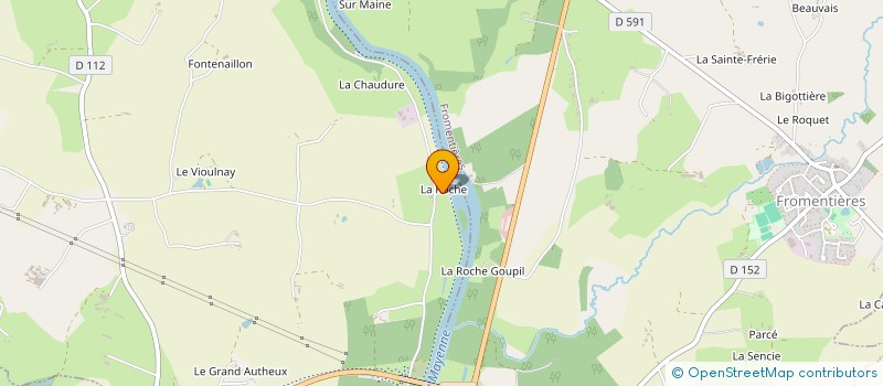 localisation de l'entreprise EARL THIELIN à LA ROCHE-NEUVILLE
