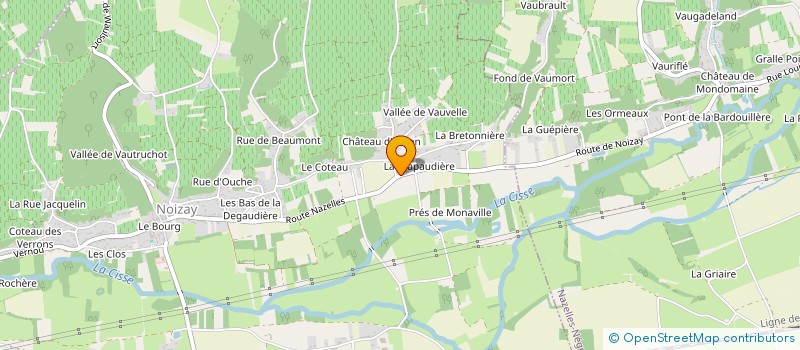 localisation de l'entreprise EARL THIERRY COSME  NOIZAY