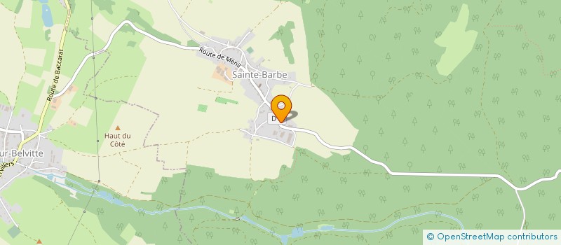 localisation de l'entreprise EARL THIERRY HELLE à SAINTE-BARBE