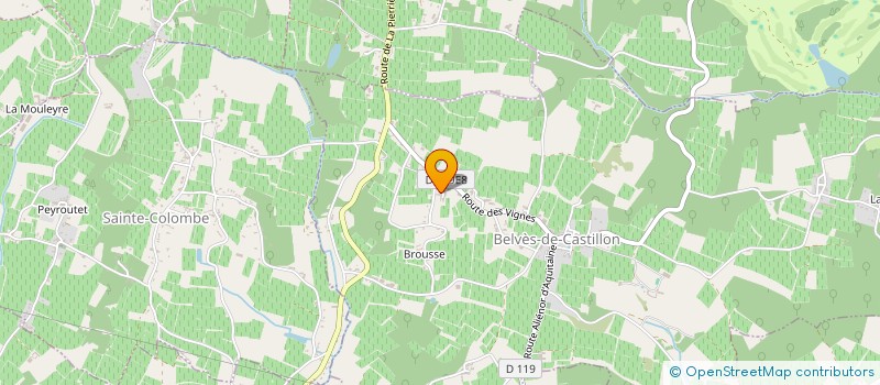 localisation de l'entreprise EARL THIERRY VALETTE à BELVES-DE-CASTILLON