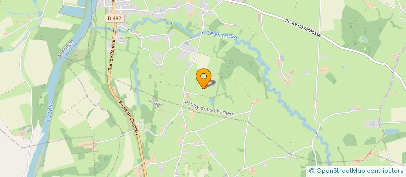 localisation de l'entreprise EARL THORAL ERIC  POUILLY-SOUS-CHARLIEU