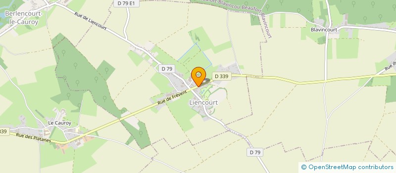 localisation de l'entreprise EARL THOREL  FOSSEUX