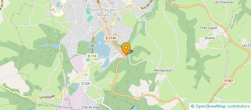 localisation de l'entreprise EARL THURET  DURMIGNAT