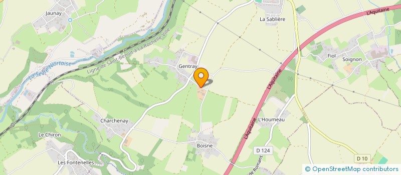 localisation de l'entreprise EARL THURPEAU  SAINT-MARTIN-DE-SAINT-MAIXENT