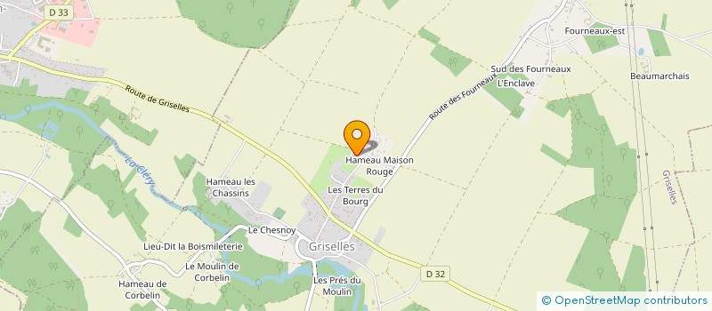 localisation de l'entreprise EARL TICOT à GRISELLES