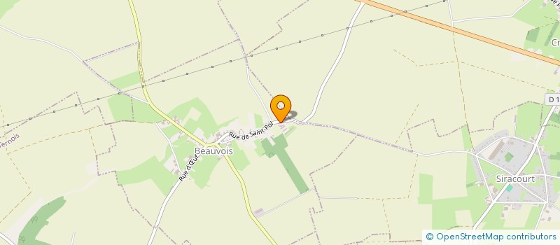 localisation de l'entreprise EARL TIQUET LEBRUN  BEAUVOIS